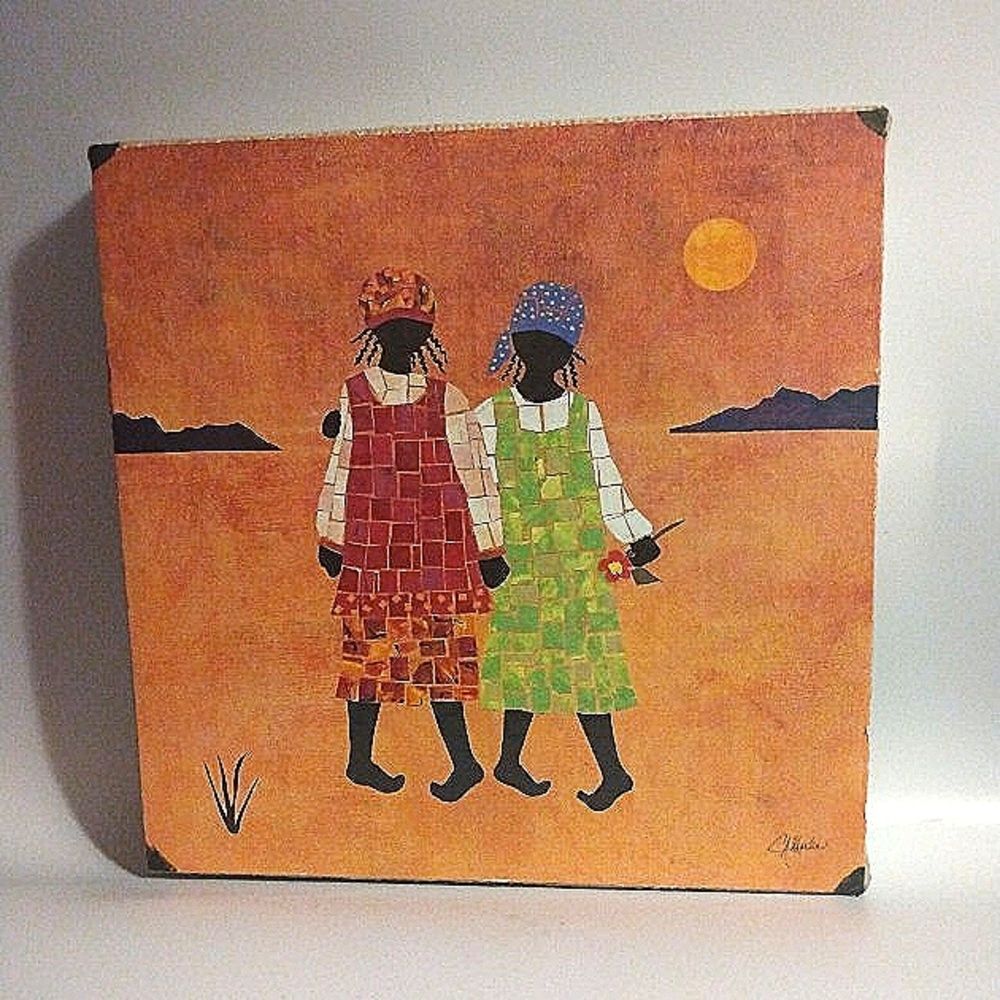 Black Art Forever Friends Print Art in Motion 7X7